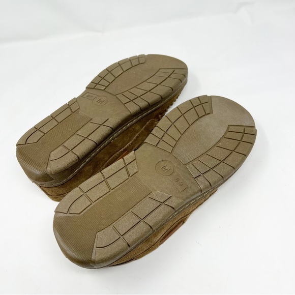 Eddie Bauer Shoes Nib Eddie Bauer Suede Slippers Memory Foam Dark